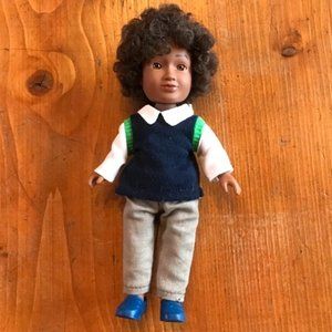 My Life As Mini School Boy Doll Curly Brown Hair